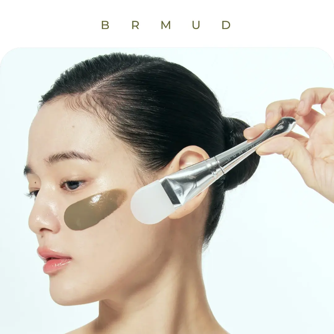 [Official Shop] BRMUD Silicone Mask Brush | Perfect skincare tool for mud mask with beauty efficiency, Gentle
