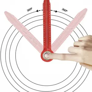Woodworking Circle Drawing Tool, 360 Degree Rotating Circular Graphing Device, Industrial Design Woodwork Engineering Measuring Ruler