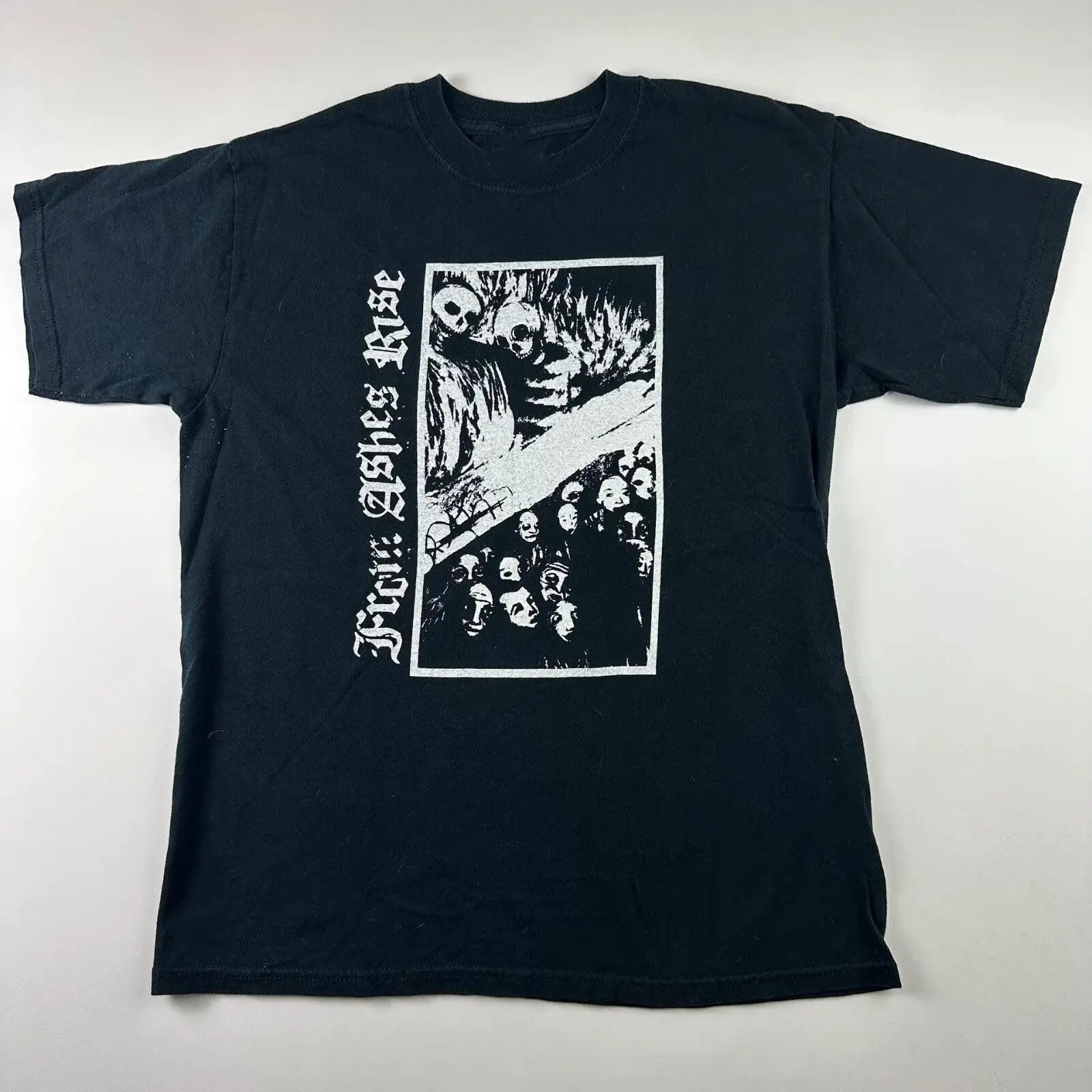From Ashes To Rise Band Heavy Cotton All Size T-Shirt Made In USA, All Colors, Gift for Women Men, US Size S-6XL, 100% cotton, Classic Fit, Unisex T-Shirt