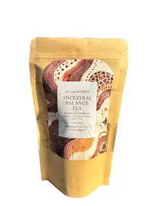 The Only Market Ancestral Balance Tea Handcrafted Botanical Herbal Blend with Hibiscus Lemon Balm Moringa Ginger & Clove for Vitality Calm Nourishment and Grounding 10 Tea Bags