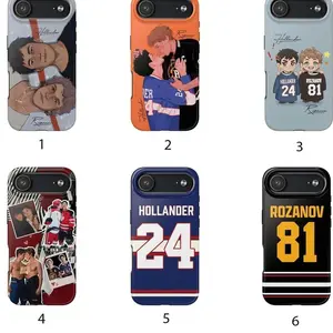 Ilya Rozanov & Shane Hollander Inspired Phone Case, Heated Rivalry Fan Merch, Hudson Williams Connor Storrie Style Phone Case, Phone Case For Iphone, For Samsung, Gift for Men, For Women