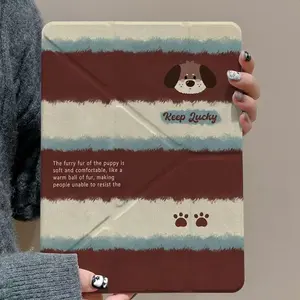 Cute cartoon iPadY folding tablet protective case suitable for Air11M3/A16/10th/Air1/2/4/5th