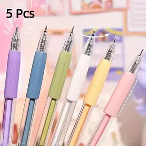 5 Pack Retractable Craft Knife Set, Precision Paper Cutting Tools for DIY Projects, Scrapbooking & Envelopes, Durable Plastic, Press Blade