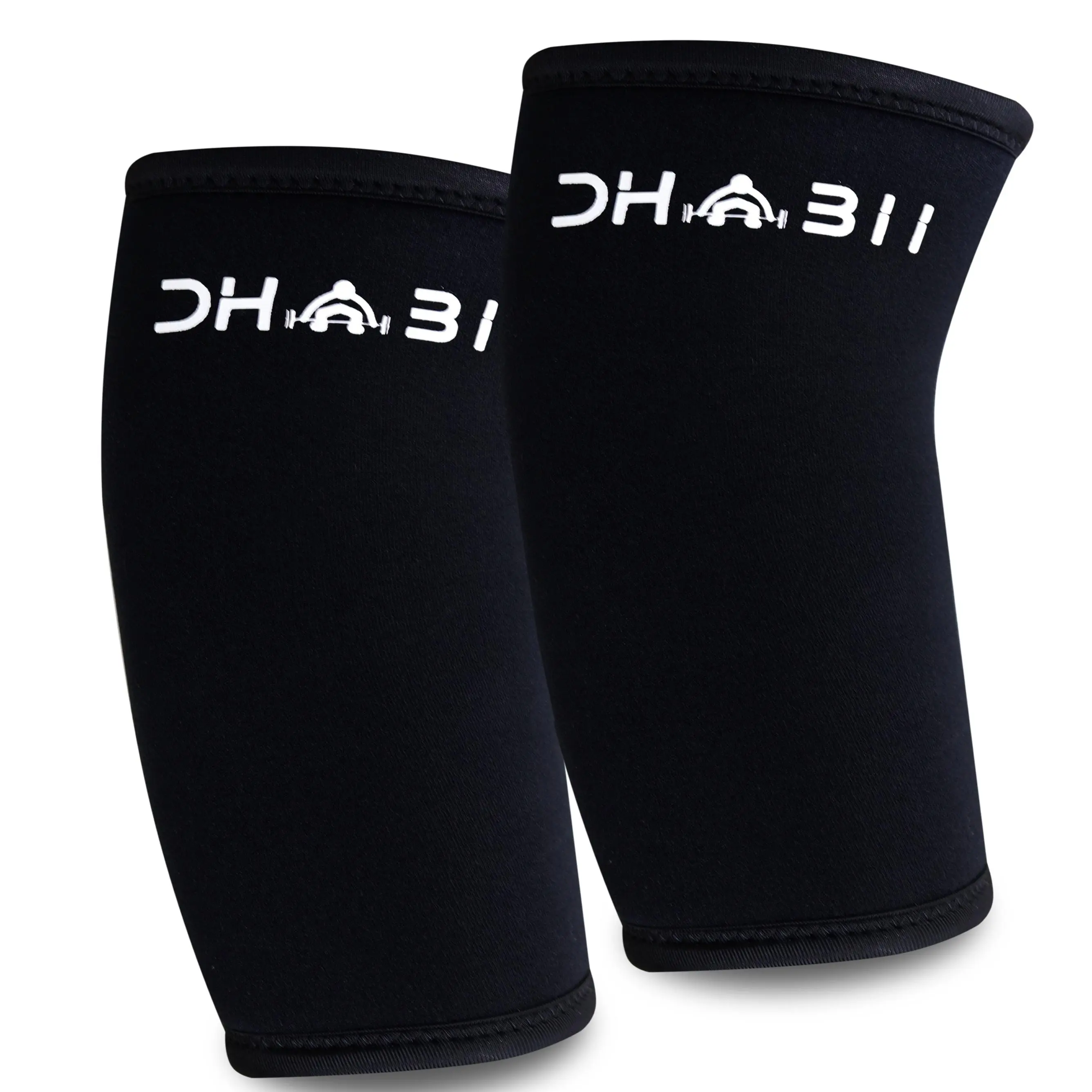 DHABII 5mm Thick Neoprene Knee Compression Sleeves for Men & Women, Flexible Double-Stitched Knee Supports for Weightlifting & Powerlifting, Knee Compression Sleeve