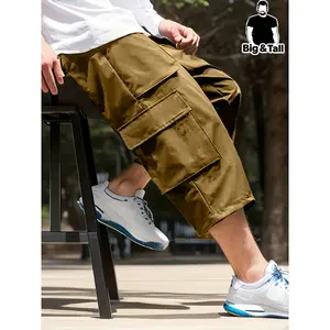 Men's Big & Tall Workwear 7/8 Casual Pants, PLUS SIZE