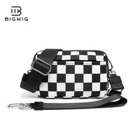 Black and white plaid