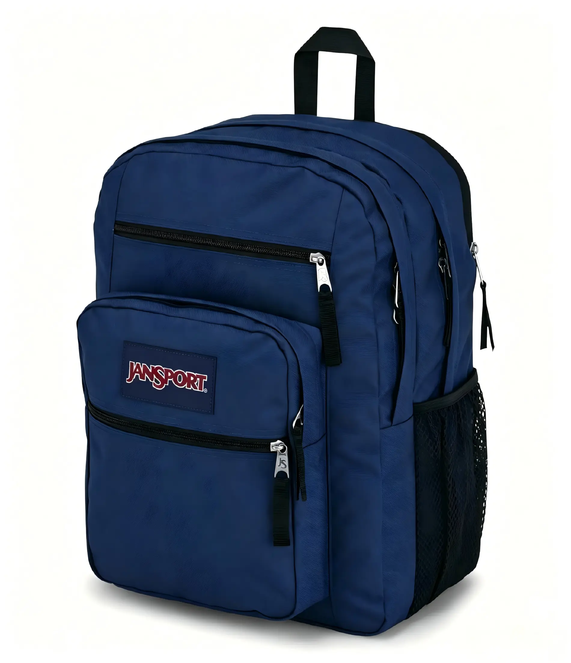 JanSport Sports Laptop Backpack features dual compartments, ergonomic shoulder straps, a 15-inch laptop compartment, and a carrying handle- Blue