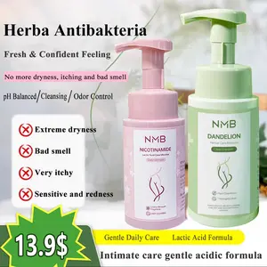 NMB Feminine Cleansing Mousse with Niacinamide and Lactic Acid Daily Intimate Wash for Women and Girl