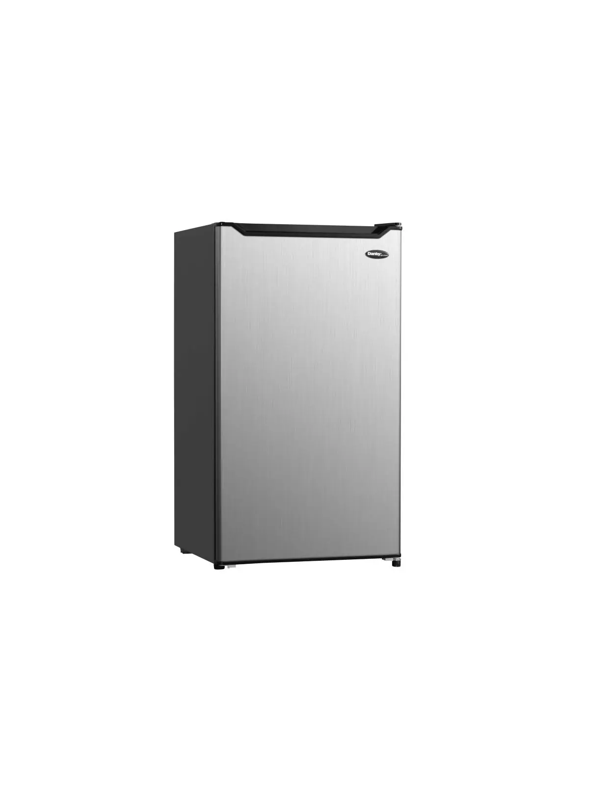 4.4 cu. ft. Compact Refrigerator with Stainless Door, Black