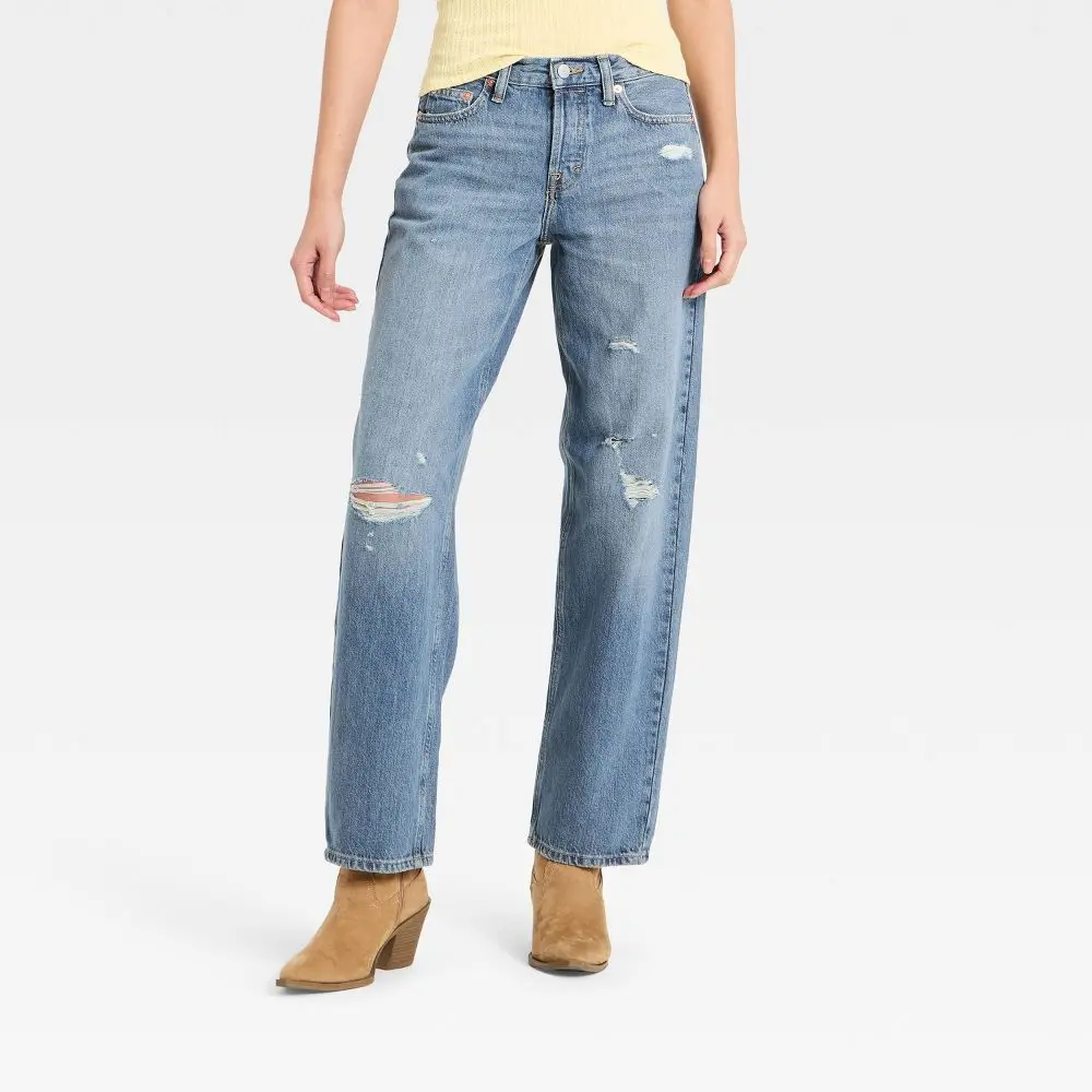 Universal Thread Women's Western Low-Rise Baggy Jeans Universal Thread Women's Western Low-Rise Baggy Jeans