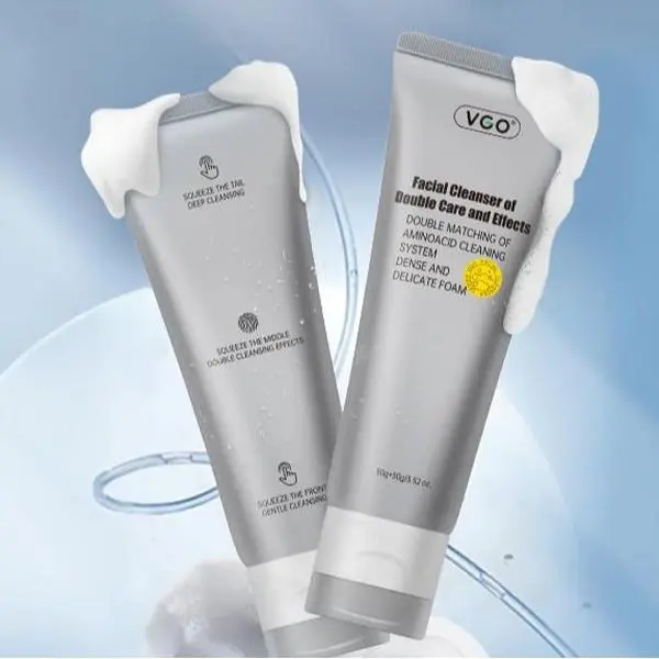 VGO All-in-One Gentle Facial Cleanser – Amino Acid Face Wash & Cleansing Mask for Daily Use