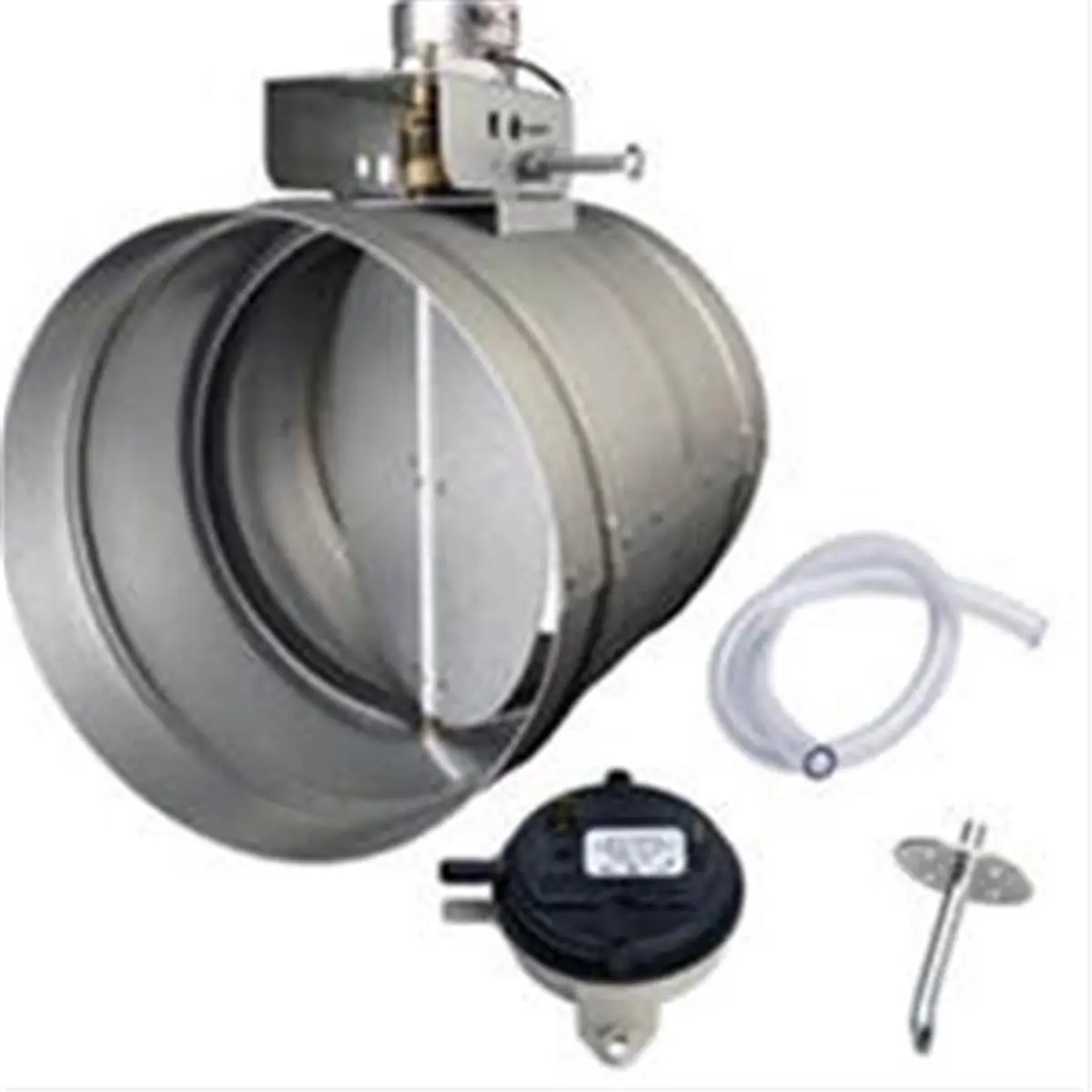 Broan MD10TU 10'' Universal Automatic Make-Up Air Damper with Pressure Sensor Kit