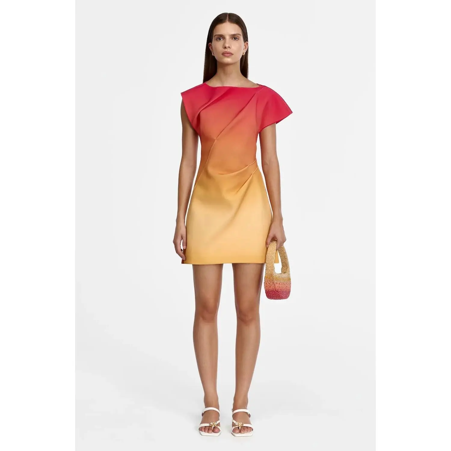 Acler Fencott Mini Dress in Tropical Breeze