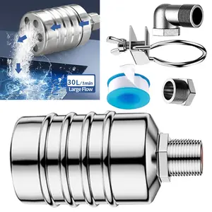 1PCS Water Float Valve,1/2" To 3/4'' Water Level Control Float Valve, 304 Stainless Steel Fully Automatic Water Shut Off Valve, Automatic Water Level Controller for Water Tank, Pool, Livestock Troughs