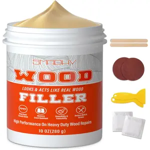 Filler, 9.87 Ounce Natual  Putty Filler Paintable, Stainable, Furniture Repair Kit for Quickly Repair Holes, Cracks, Chips and Scorched Areas