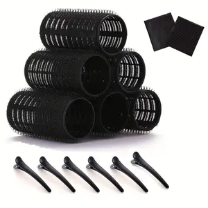 14-Piece Curling Wand Set, Self-Holding Curling Wands with 6 Wands and 6 Clips, Salon-Grade Hair Styling Tools for DIY Hairstyles