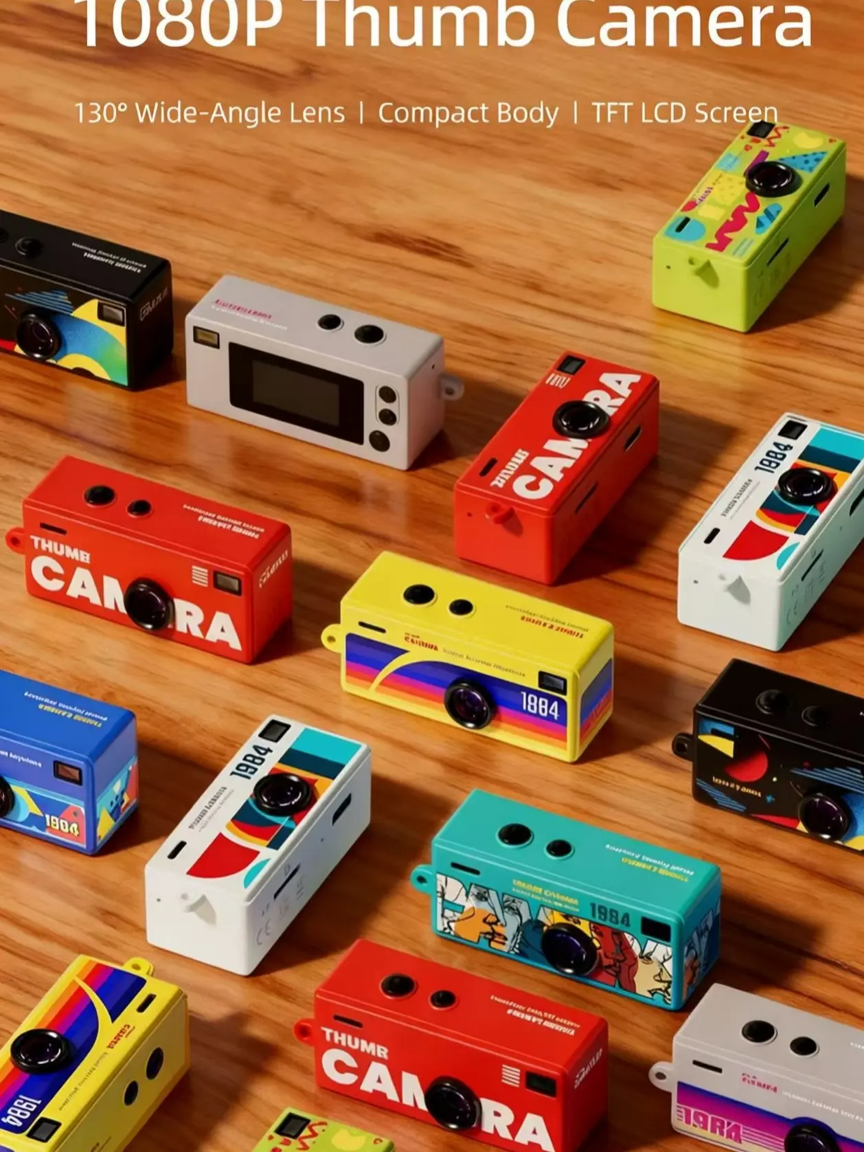 mini camera, box camera, portable outdoor camera, travel camera, CCD ...