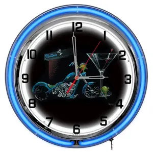 Petro Enterprises GODNC14-09 Custom Martini 14 in. Neon Clock