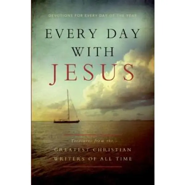 USED Book - Every Day with Jesus: Treasures from the Greatest Christian Writers of All Time by Worthy Books (Hardcover) - english