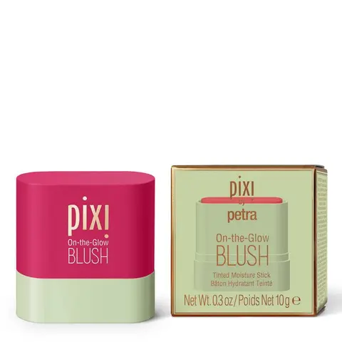 Pixi On-the-Glow Petite Tinted Hydrating Blush Makeup with Ginseng Extract