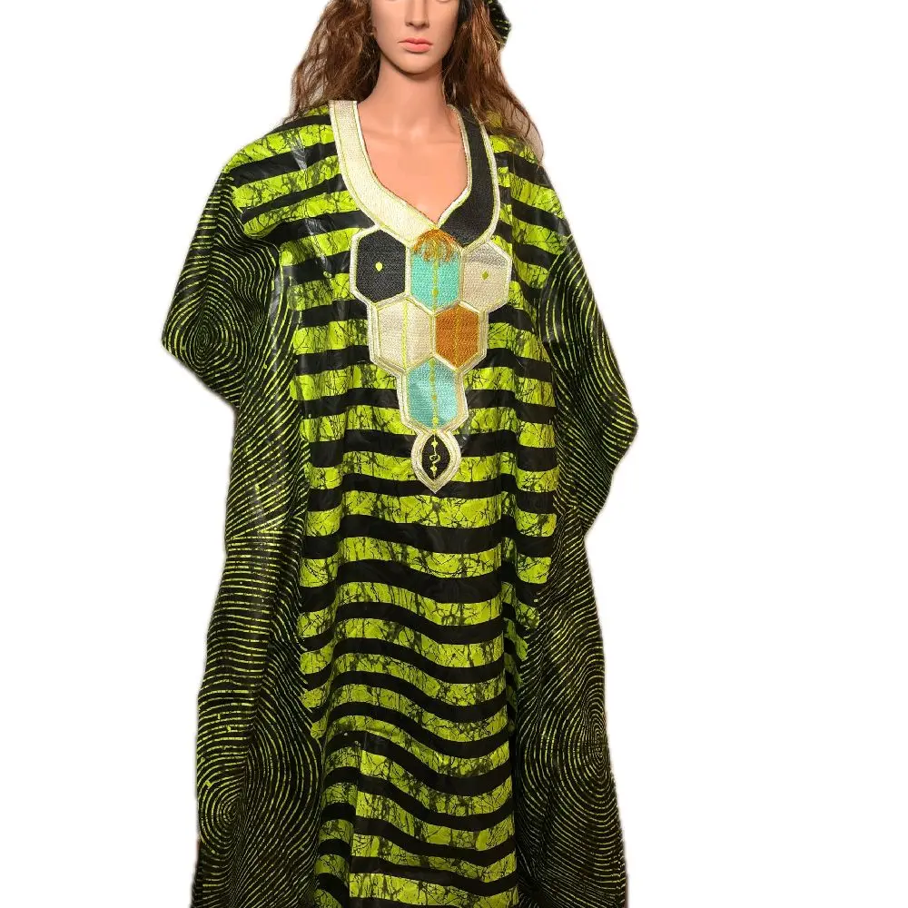 Embroidered Bubu Dress for Women, Casual Loose-Fit Traditional Ethnic Wear