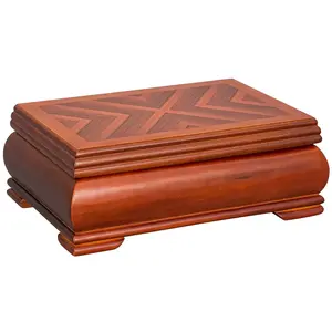 Mele & Co. Carmen Wooden Jewelry Box in Walnutinish