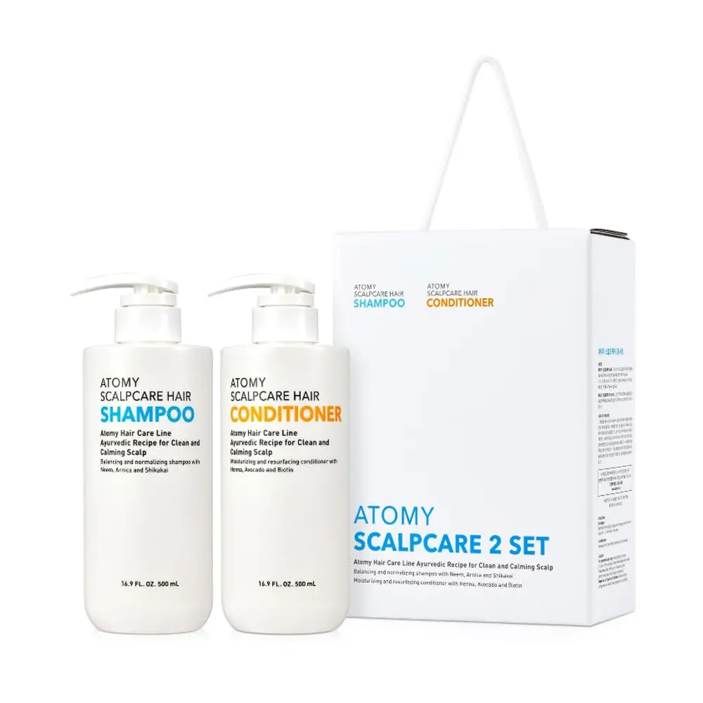 Korea ScalpCare Hair 16.9 oz (Shampoo+Conditioner, Set)
