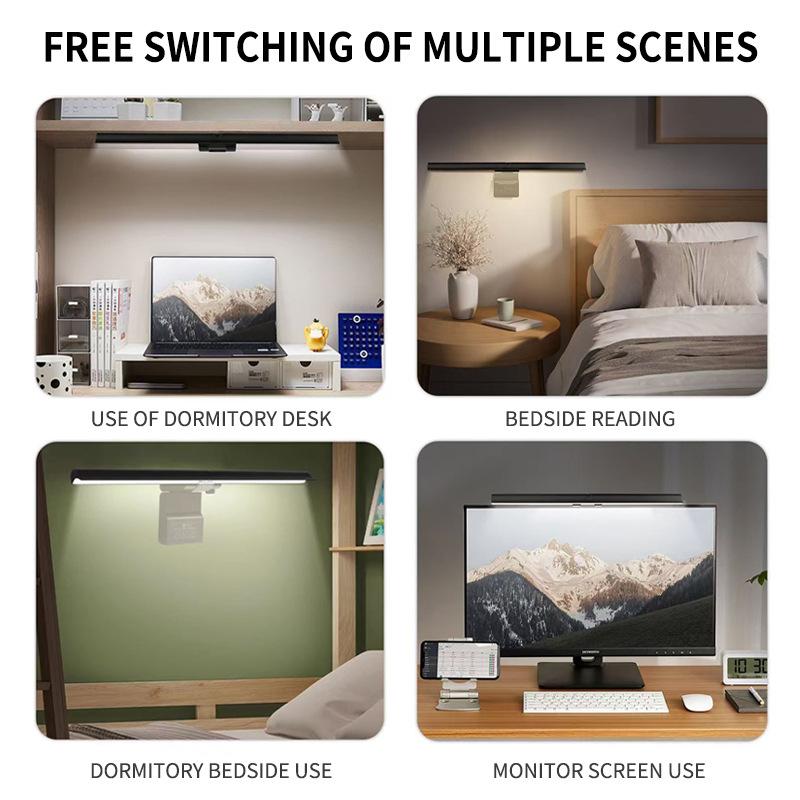 Computer Monitor Light, Screen Monitor Light Bar for Eye Caring, USB Reading LED Task Lamp with Touch Control & Stepless Dimming, 3 Color Modes No Glare Space Saving for Home Office Desk  There are also RGB40cm optional  Rgb Lighting Led Ambient Lighting