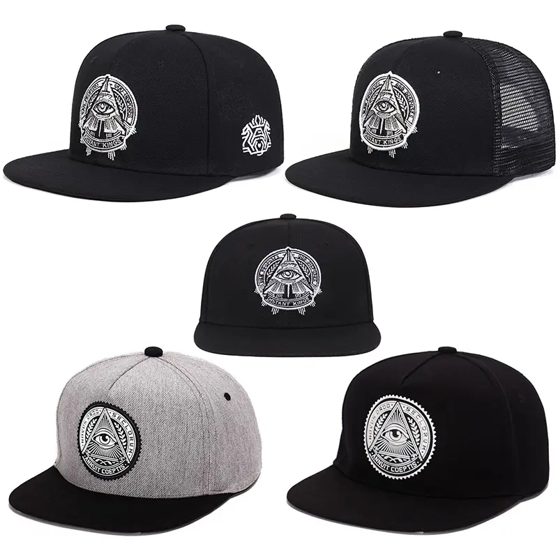 Advanced feeling Embroidery of the Eye of God pattern men baseball cap Neutral style women's street hip-hop hat