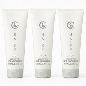 Haiku Body Lotion Avon Set Of 3