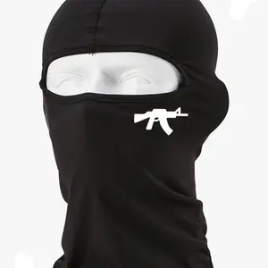 Custom designed shiesty ski mask, full face black balaclava