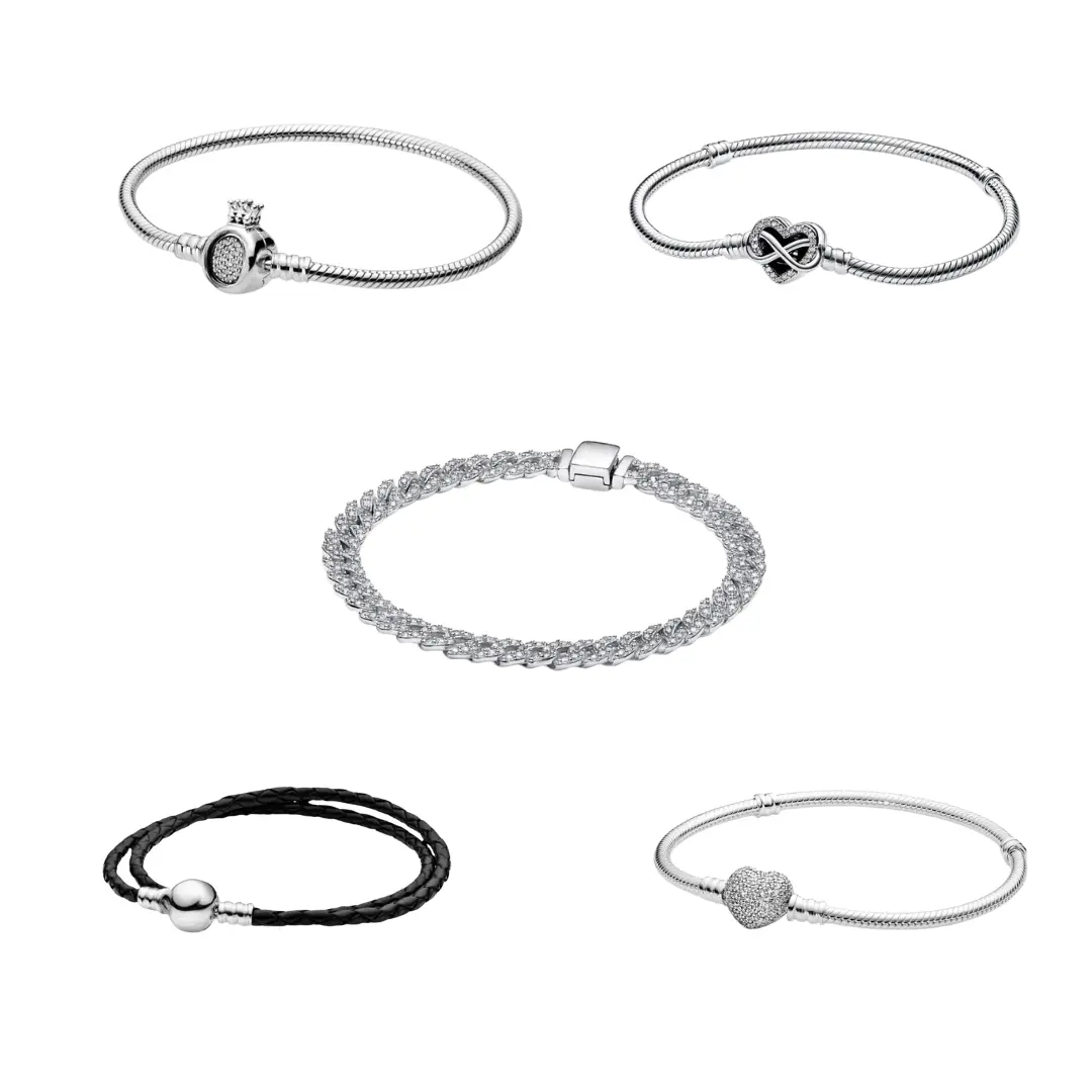 925 Sterling Silver Charm Bracelet