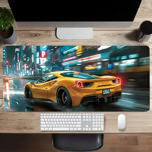 Sports Car Mouse Pad, Keyboard Mat, Sports Cars Desk Mat, Cool Sport Car Playmat For Computer Accessories, Gift For Gamers
