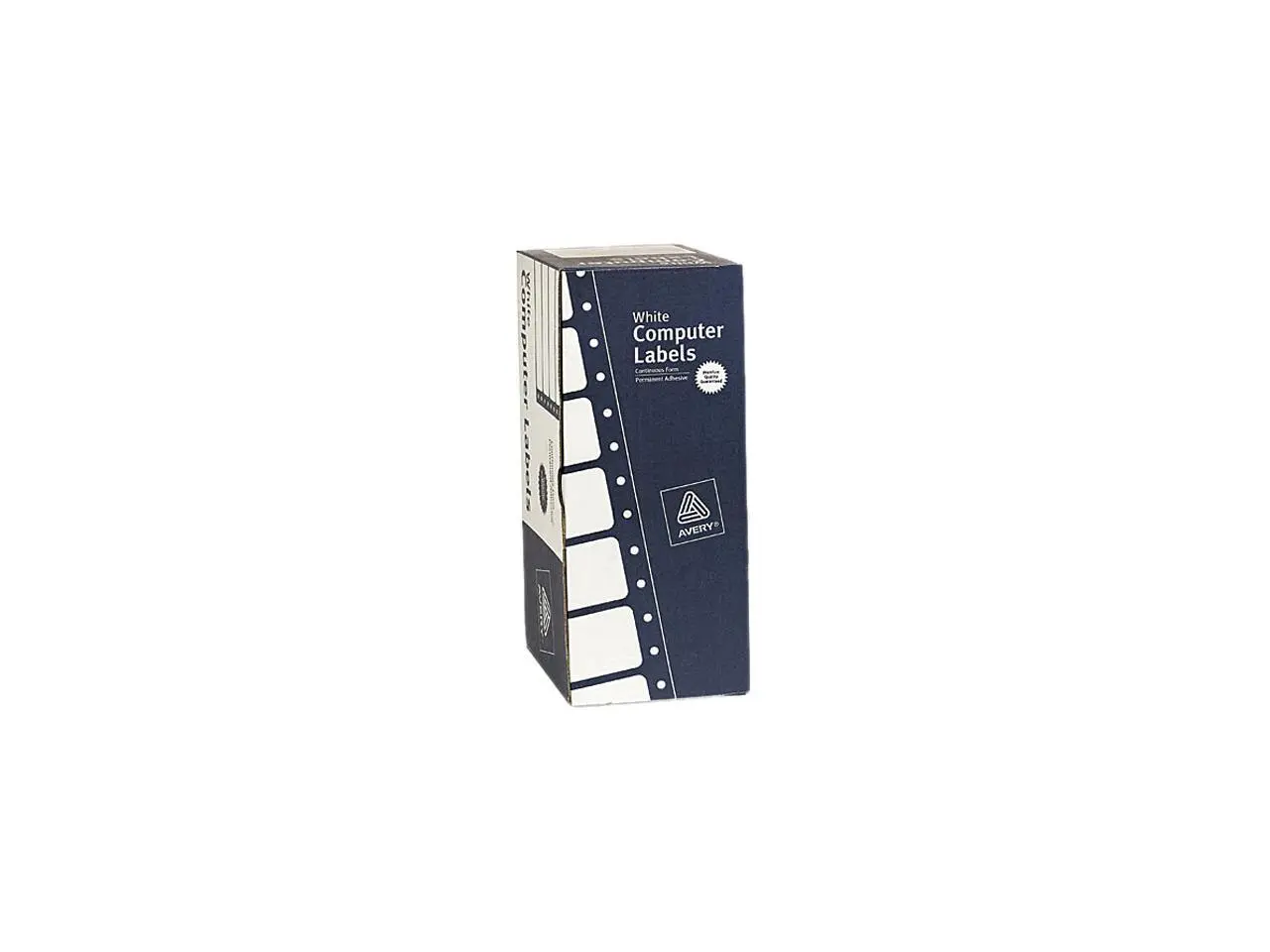 Avery 4022 Dot Matrix Printer Address Labels, 1 Across, 1-15/16 x 4, White, 5000/Box