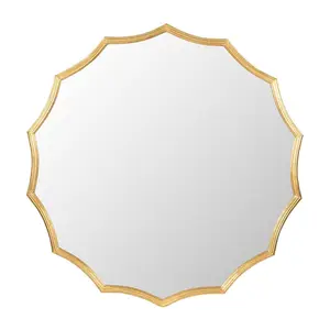Radiant Gold Frame Wall Mirror By Valerie