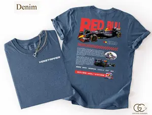 Verstappen Red Bull Shirt, Racing T-shirt, Fan Merch, Gift For Men, Max Verstappen