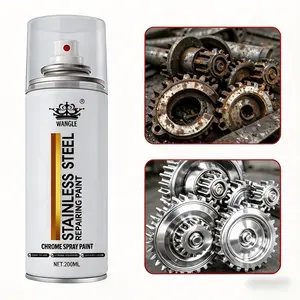 Stainless steel repair spray - Long-lasting chrome surfacetreatment for automobiles, tools and hardware
