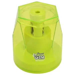 Westcott iPoint® GEM Battery Pencil Sharpener, Neon Green (00577-PARENT)