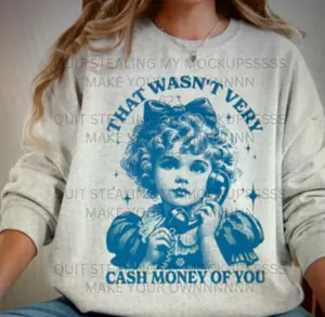 Cash Money Tee or Crew