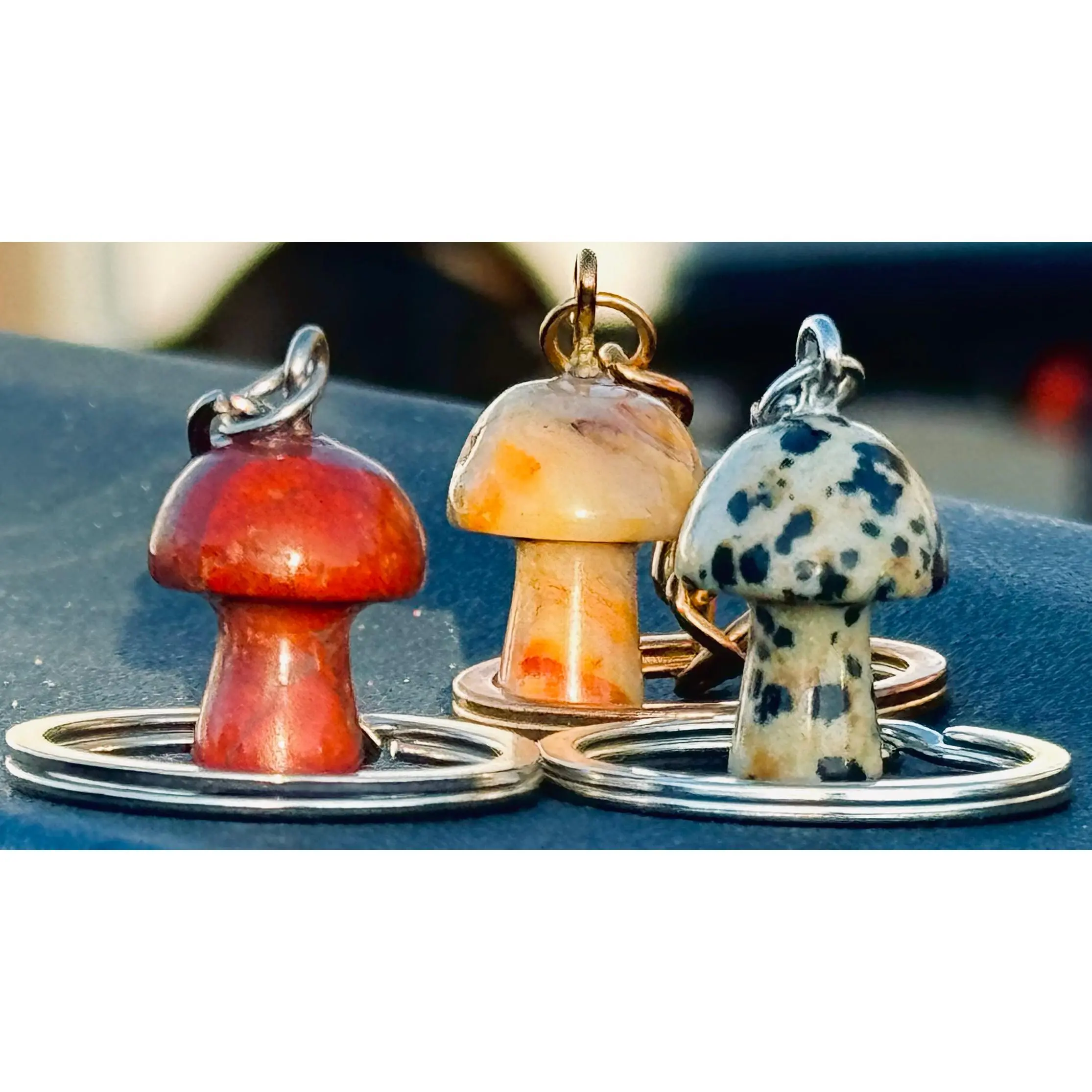 Mushroom Keychains Mushroom Keychains