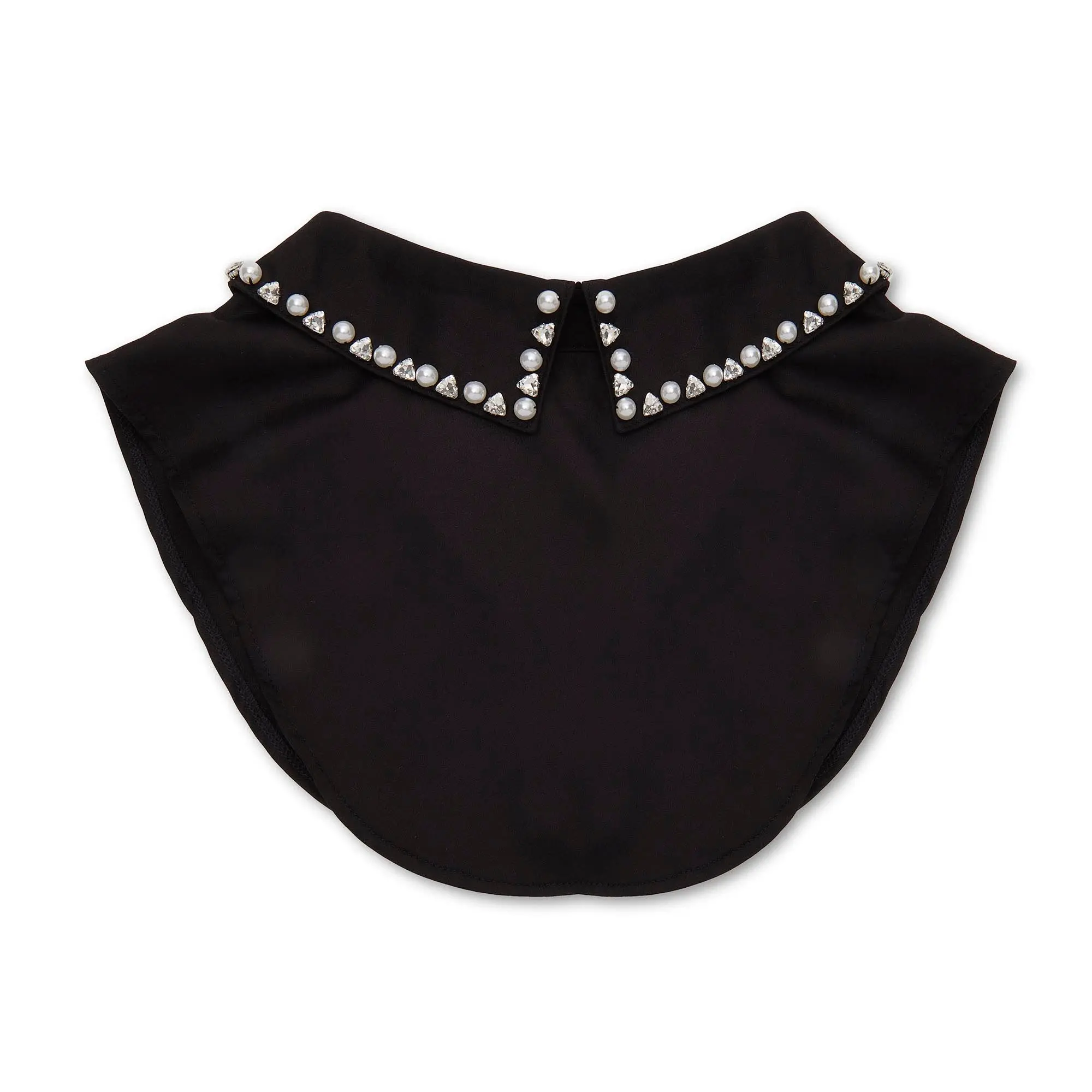 JET GEO CRYSTAL PEARL COLLAR
