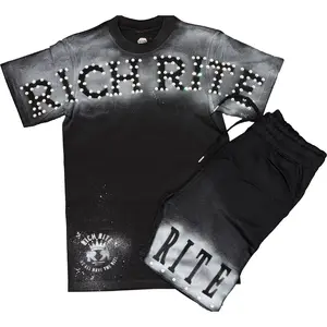 Rich Rite Heavyweight Rhinestone spray Paint Short Set
