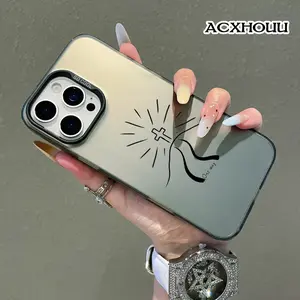 Compatible for iPhone 17 16 E Pro Max 15 Plus 14 13 12 11 XR XS Case Screen Protector Madonna in Floral Halo Shockproof Military Grade Protection