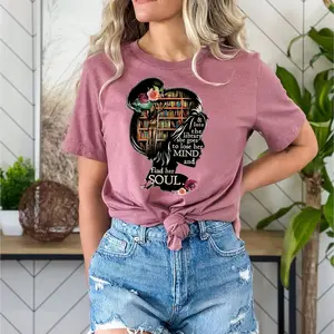 FITYOU STORE And Into The Library She Goes To Lose Her Mind And Find Her Soul NO Books Shirt, Read Banned Books,Teacher Librarian Gift T-shirt,Book Lover 3i3k545i3qa8