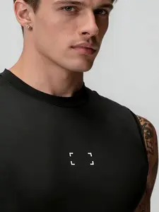 Men's Summer Sleeveless Vest, American Youth Milk Silk Tank Top, Quick-Dry Breathable Gym Vest, Sporty Loose-Fitting Design