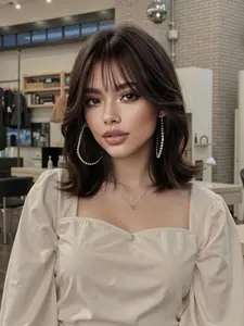 Deep, Elegant and Versatile Design, Perfect for All Occasions, Soft and Comfortable Material for Daily Use, Straight Bob Wig, Amoy Goddess Wig