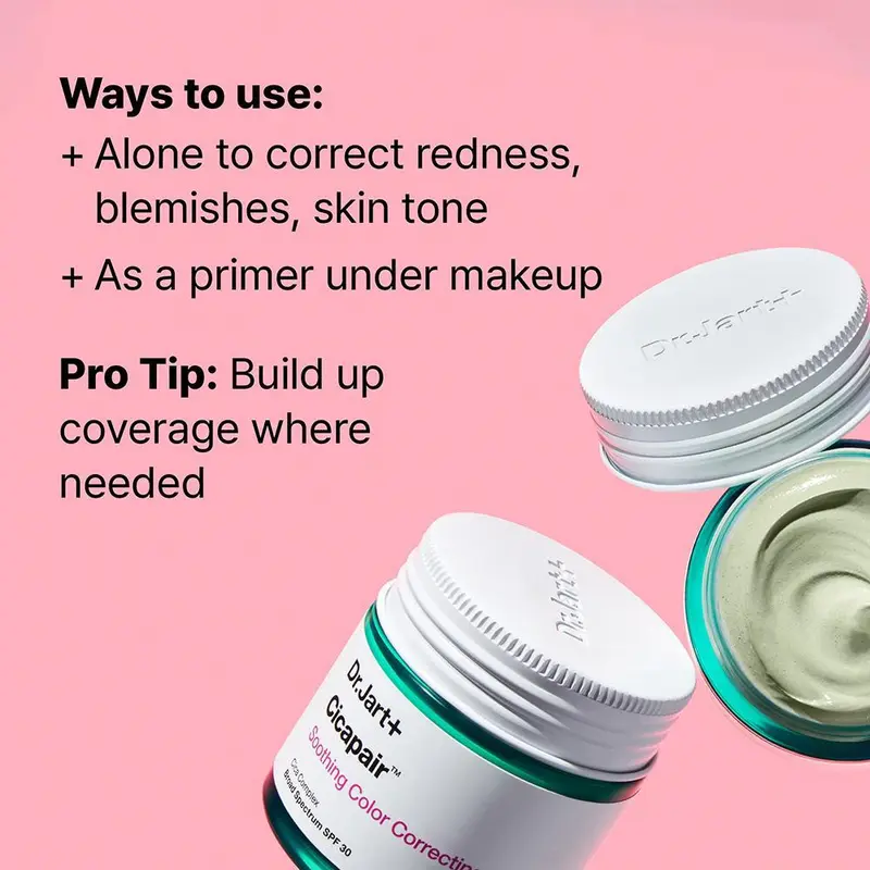 Dr.Jart+ Cicapair Soothing Color Correcting Treatment SPF 30 with Centella Asiatica Extracts 4