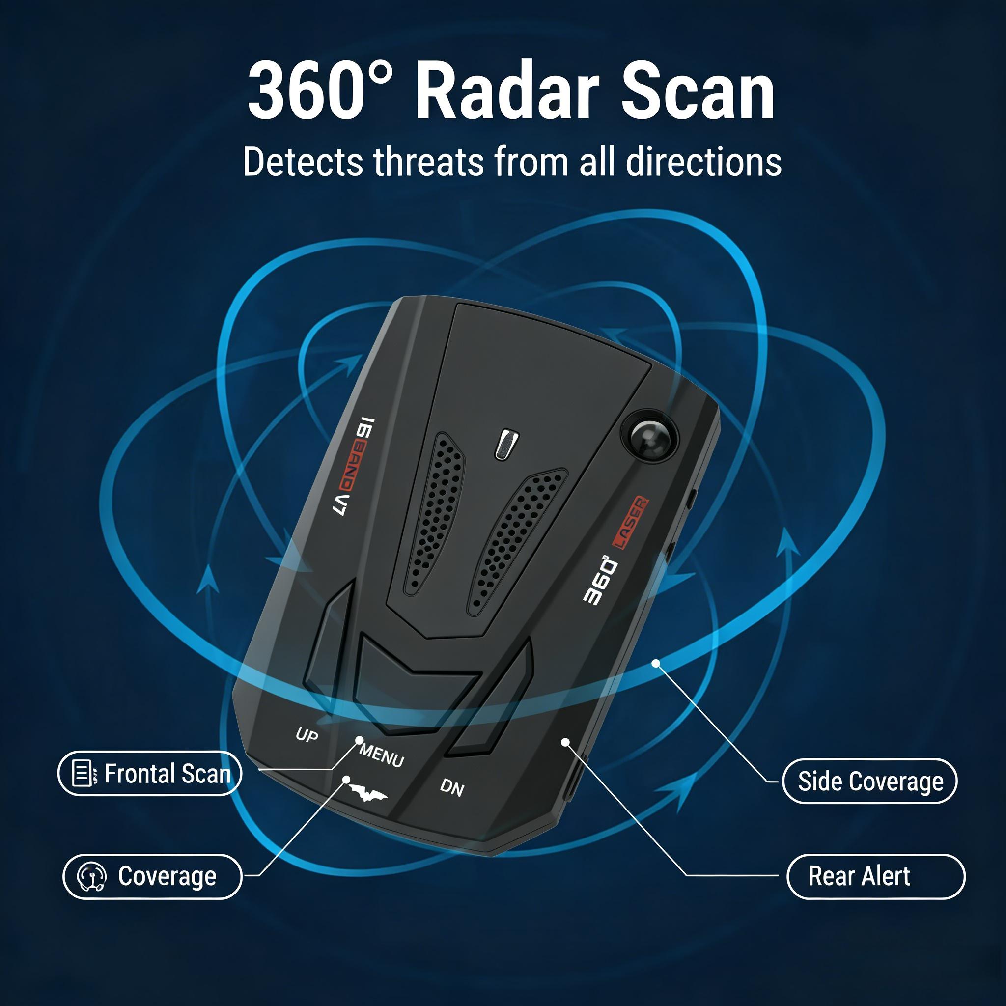 Instant Setup Car Safety Device – Voice Alerts & LED Readout, Dual Driving Modes, Universal Fit for All Vehicles, Essential Travel Companion