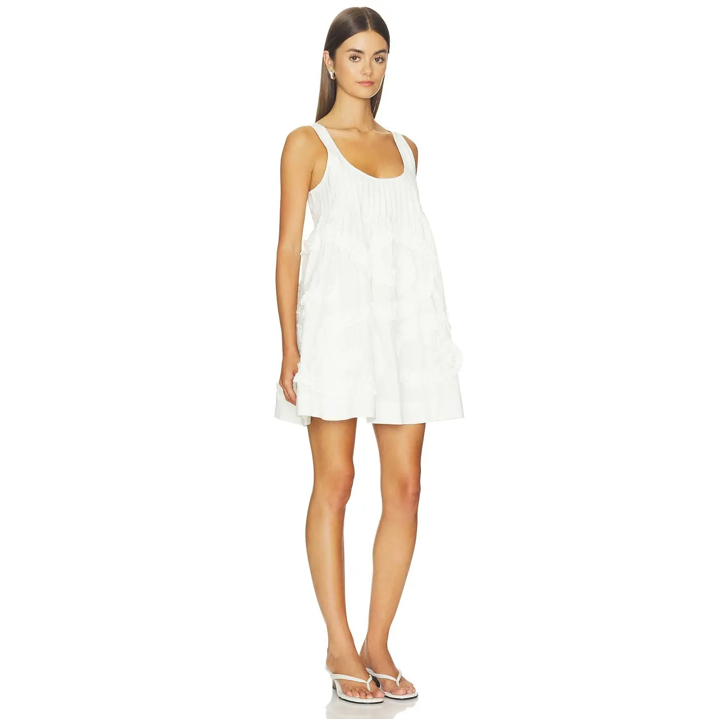 Damson Madder Stella Mini Dress in White