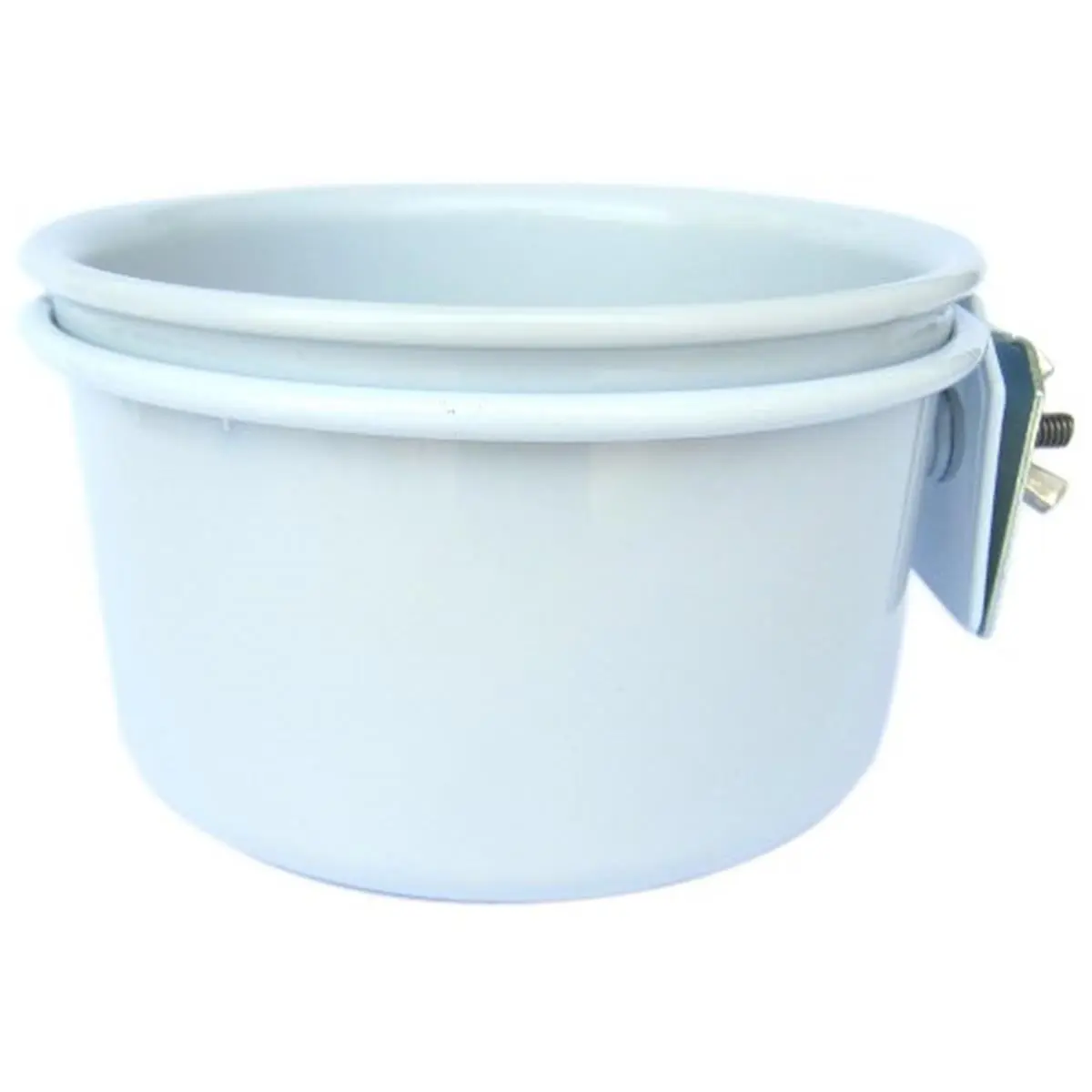 212 MAIN 5 in. ABS Material Round Integrated Plastic Mug, Washable Plastic Drink Cup with Holder, Integrated Plastic Mugs